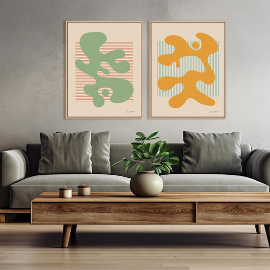 Shape Up III and IV Wall Art