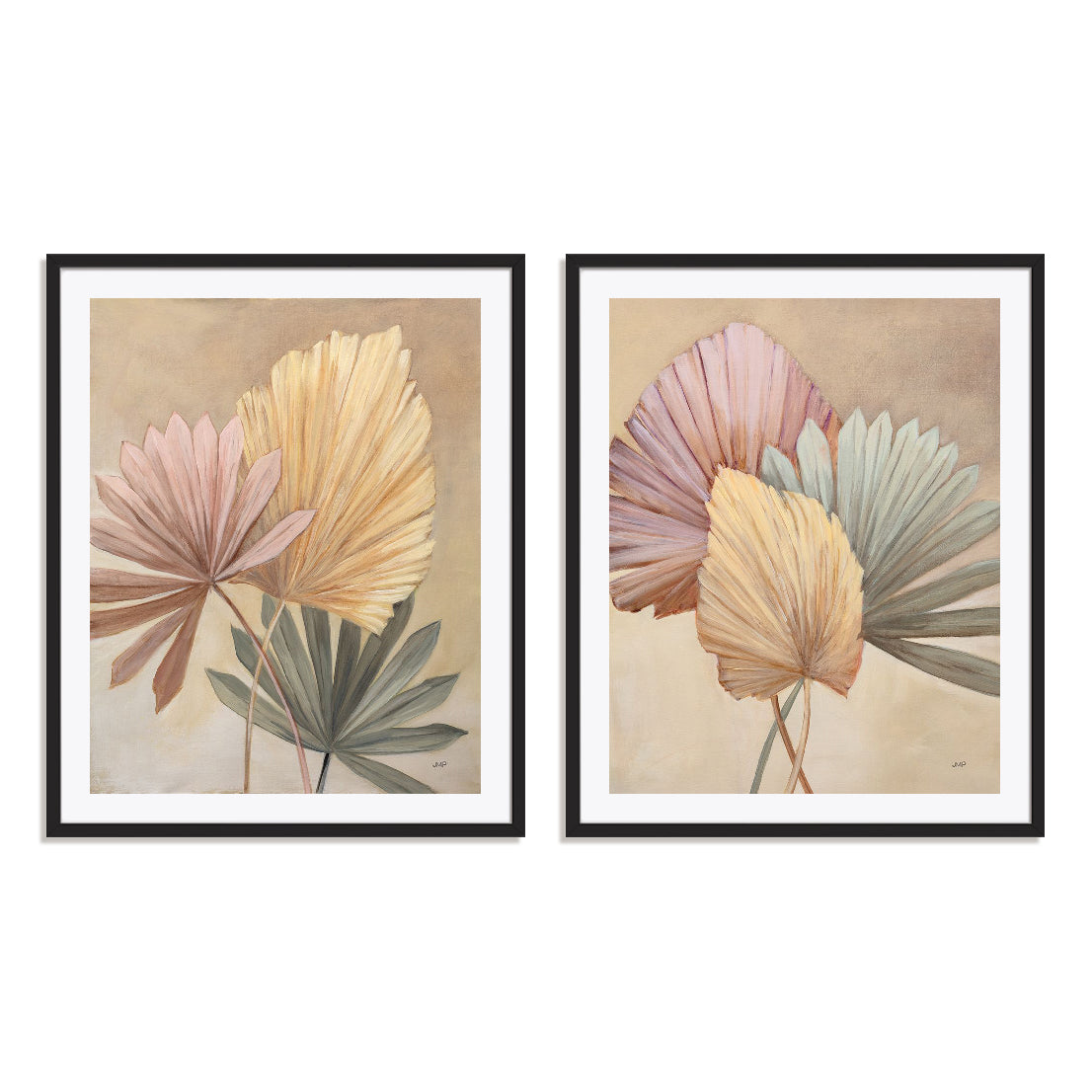 Sun Palms I and II Wall Art