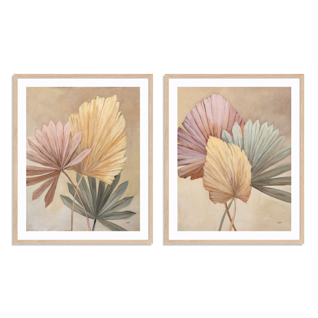 Sun Palms I and II Wall Art