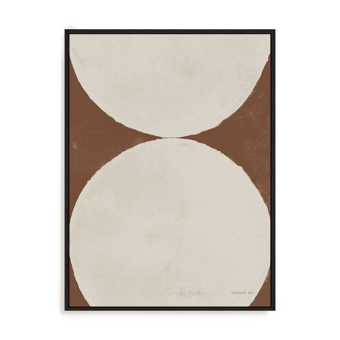 Elegant Balance II Walnut Brown Wall Art