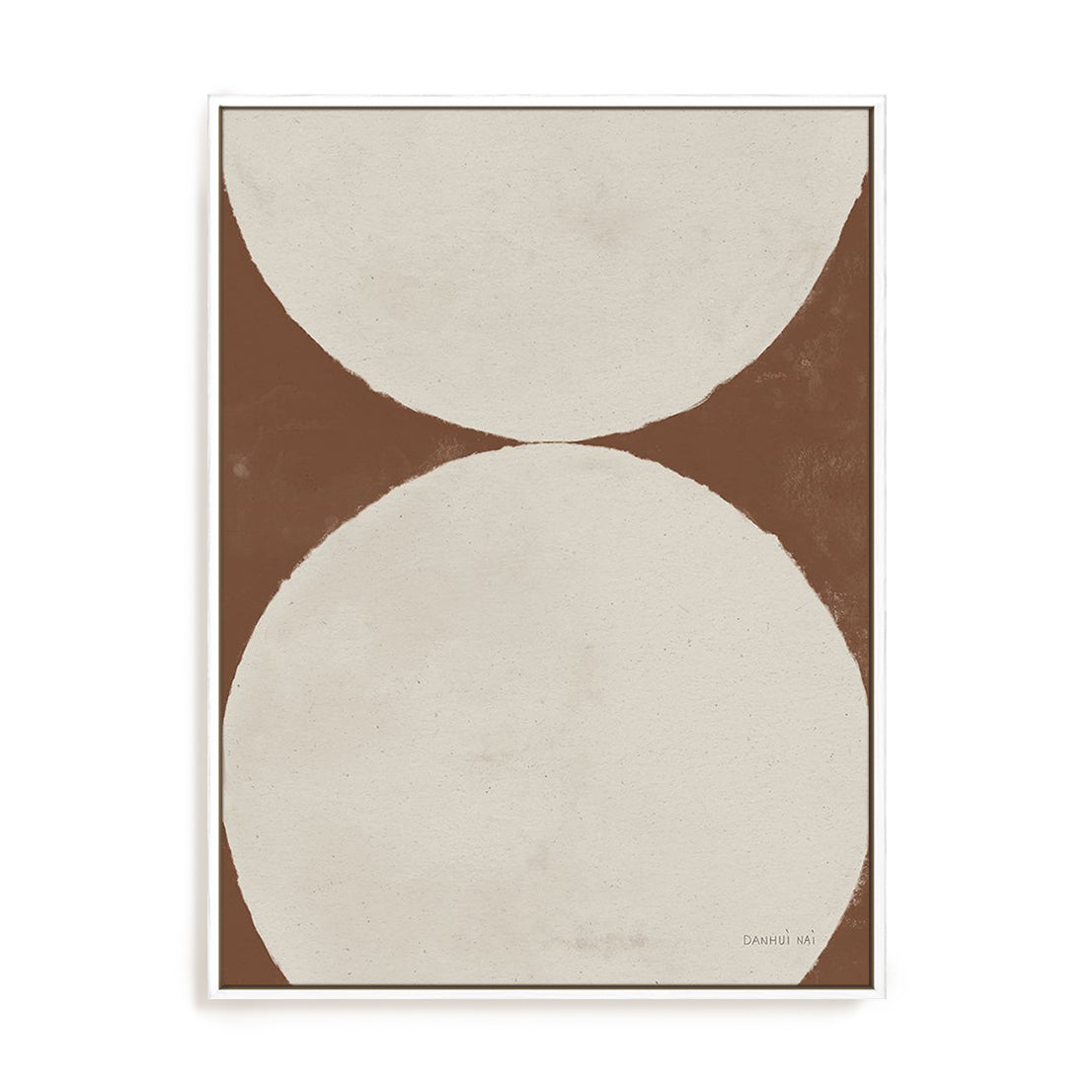 Elegant Balance II Walnut Brown Wall Art