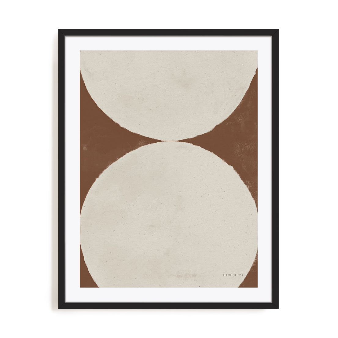 Elegant Balance II Walnut Brown Wall Art