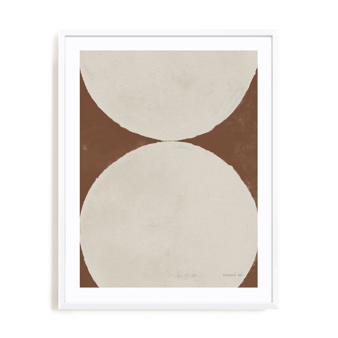 Elegant Balance II Walnut Brown Wall Art