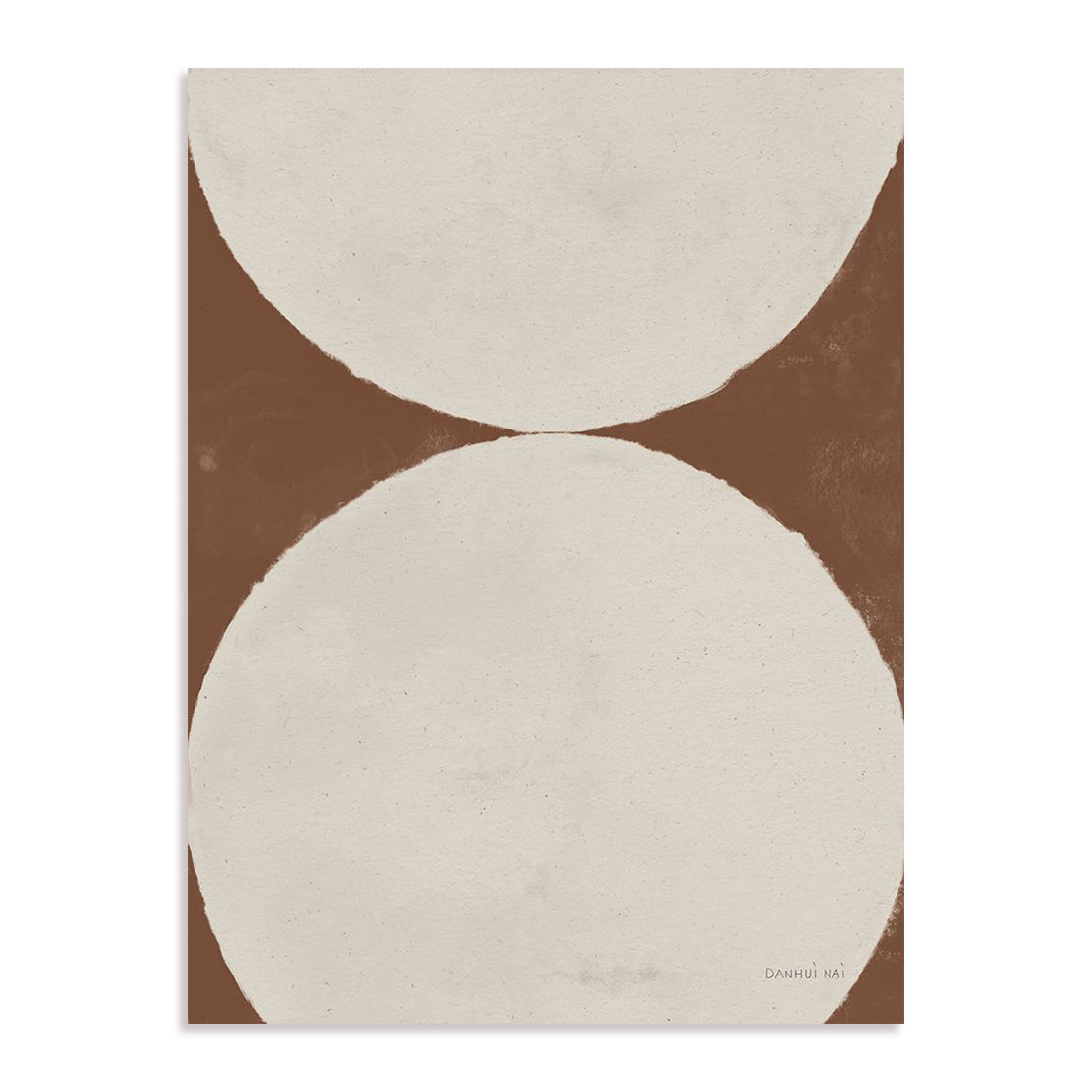 Elegant Balance II Walnut Brown Wall Art