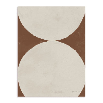 Elegant Balance II Walnut Brown Wall Art