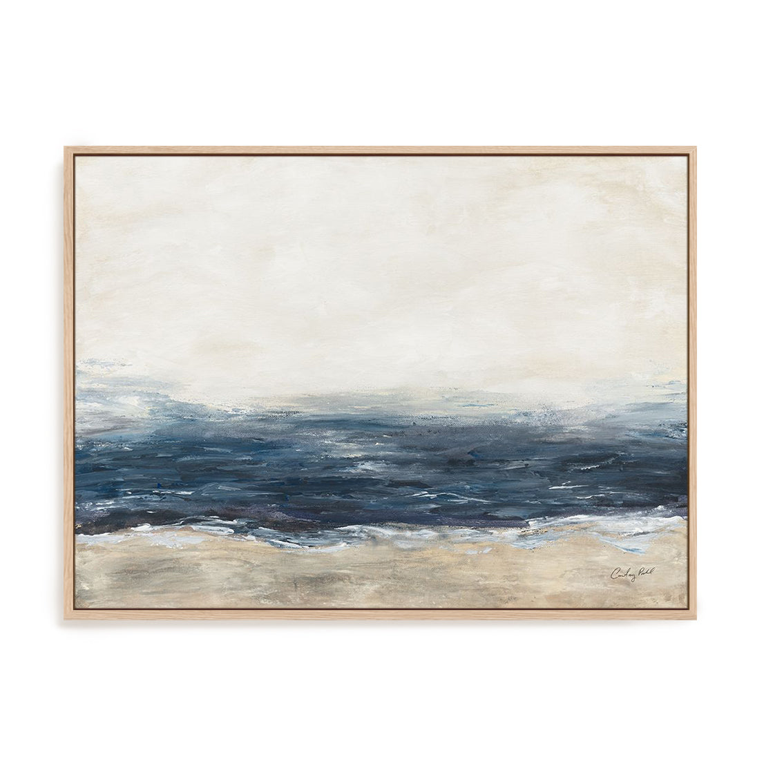 Sea Mood Art in Stretched Canvas, Framed Print Under Glass, and Gallery Wrapped Shadow Box Canvas