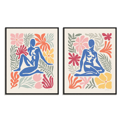 Abstract Garden I and II Wall Art