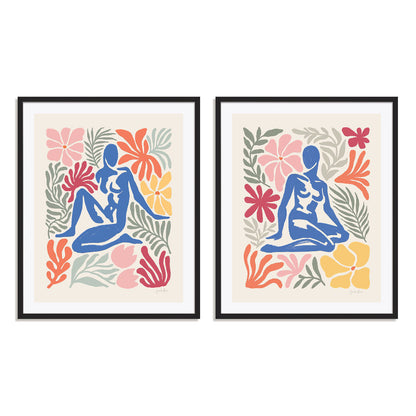 Abstract Garden I and II Wall Art