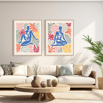 Abstract Garden I and II Wall Art