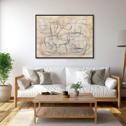 Loopy Art in Stretched Canvas, Framed Print Under Glass, and Gallery Wrapped Shadow Box Canvas