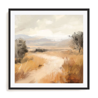 Landscape in Yellow Ochre Wall Art