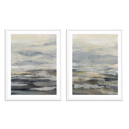 Silver Sand I and II Wall Art