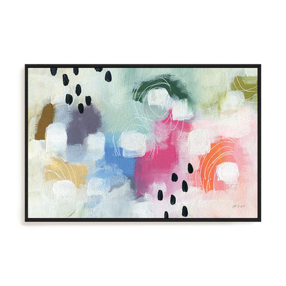 Happy Days Art in Stretched Canvas, Framed Print Under Glass, and Gallery Wrapped Shadow Box Canvas