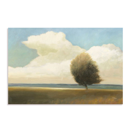 Windblown Tree Art in Stretched Canvas, Framed Print Under Glass, and Gallery Wrapped Shadow Box Canvas