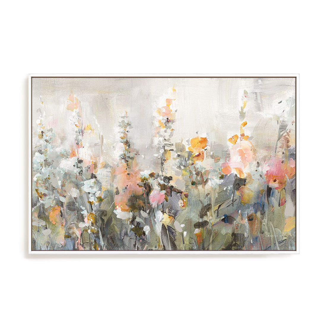 Rustic Garden Peach Wall Art