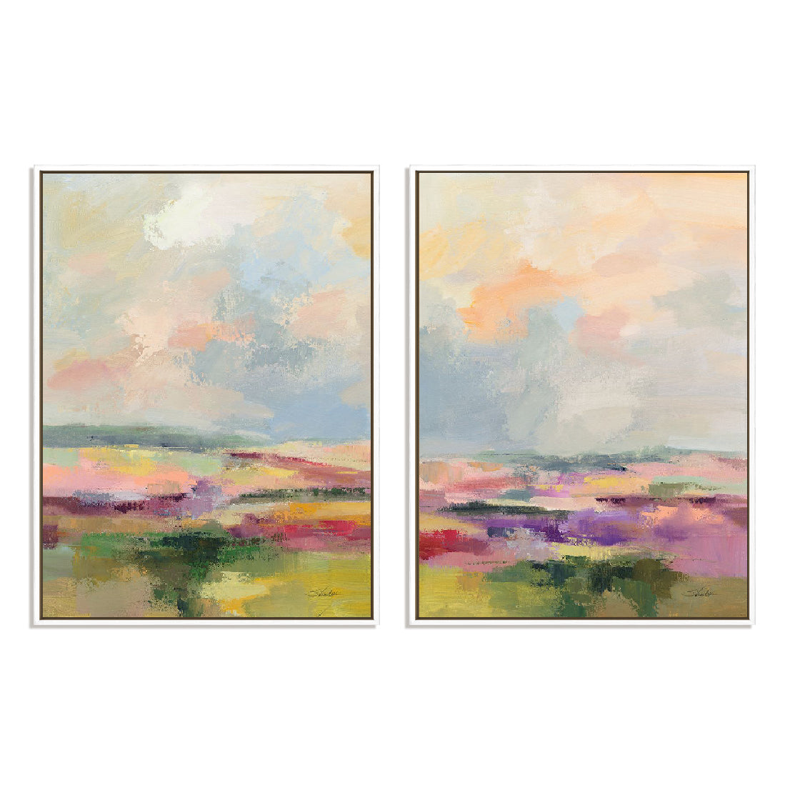 Spring Light I and II Wall Art