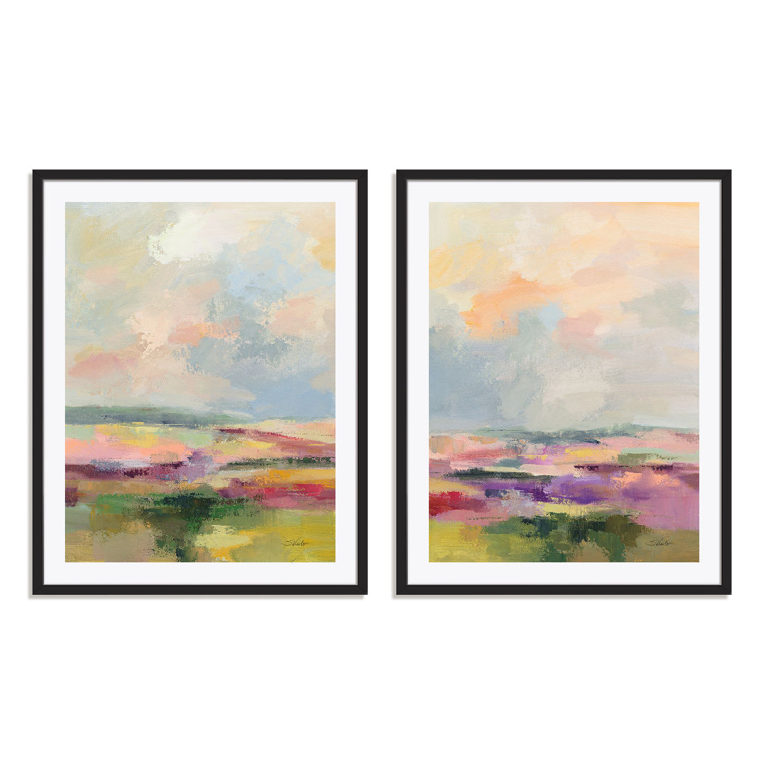 Spring Light I and II Wall Art