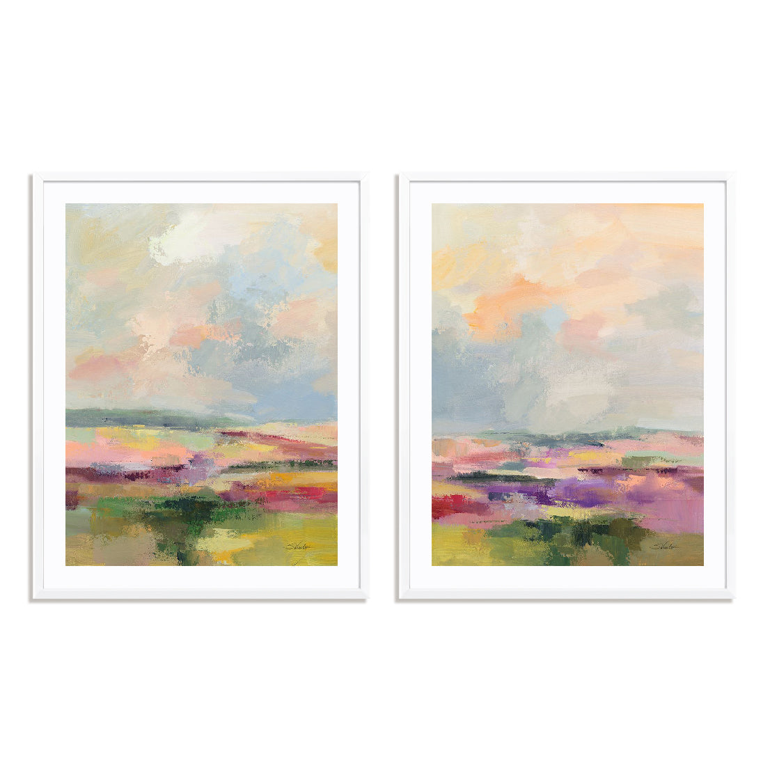 Spring Light I and II Wall Art