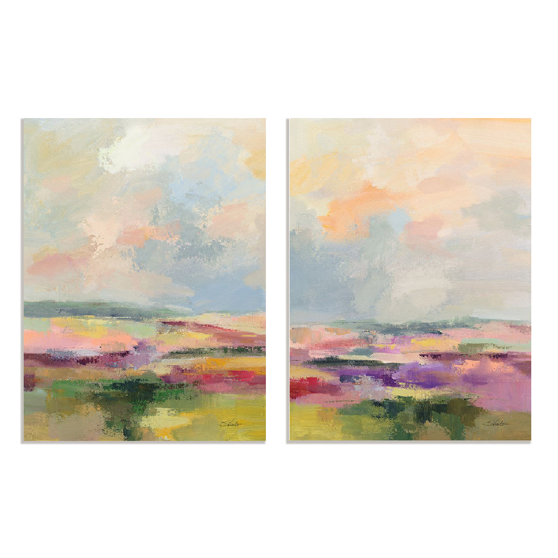 Spring Light I and II Wall Art