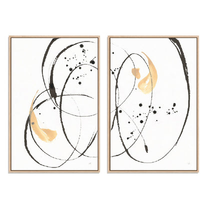 Teardrop I and II Wall Art