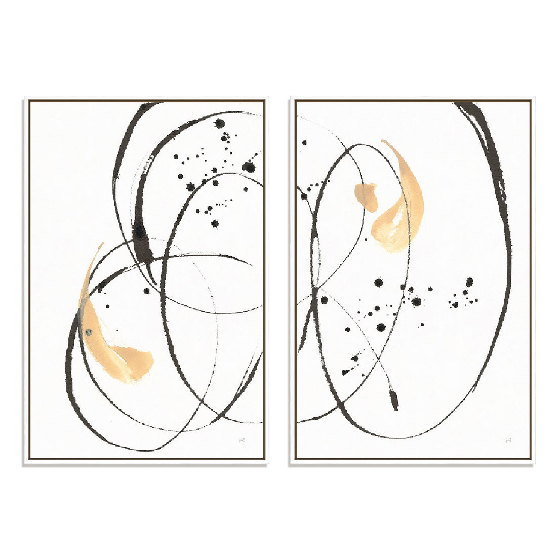 Teardrop I and II Wall Art