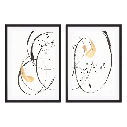 Teardrop I and II Wall Art