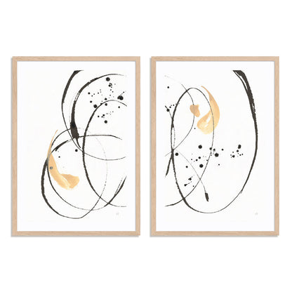 Teardrop I and II Wall Art