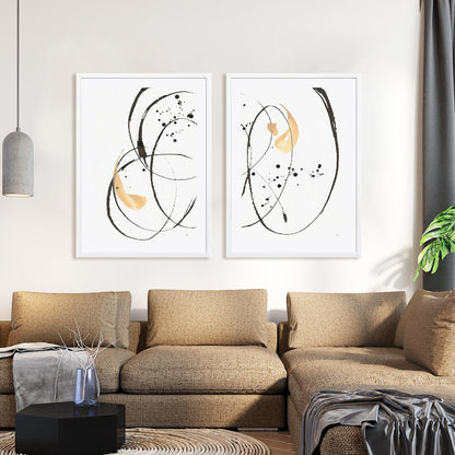 Teardrop I and II Wall Art