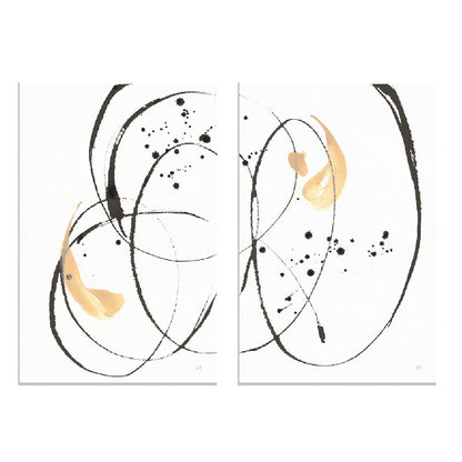 Teardrop I and II Wall Art