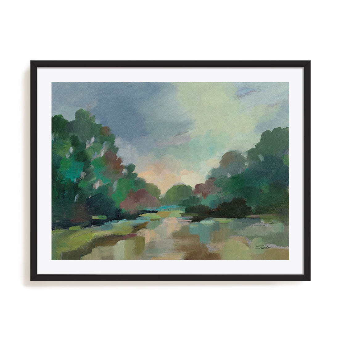 Dawn Art in Stretched Canvas, Framed Print Under Glass, and Gallery Wrapped Shadow Box Canvas